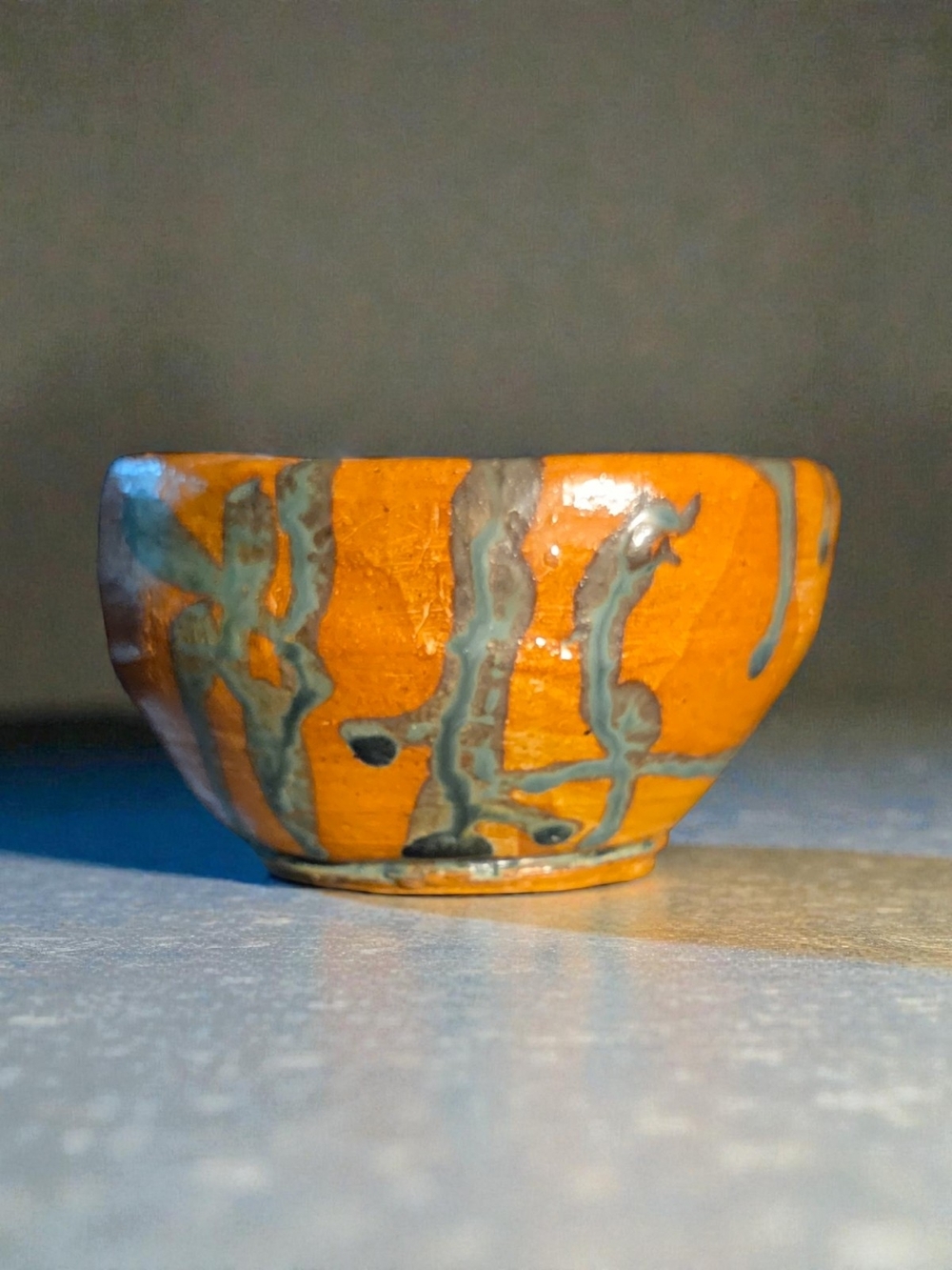 Handmade Ceramic Bowl with Maker's Mark